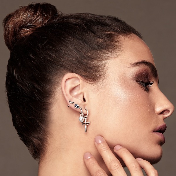 UNOde50 Обеца (единична) LEAKY Stud