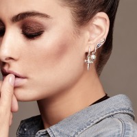 UNOde50 Обеца (единична) LEAKY Stud