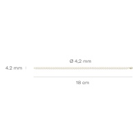 Blush Гривна 14k