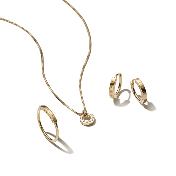 Pandora Златно колие Сезони