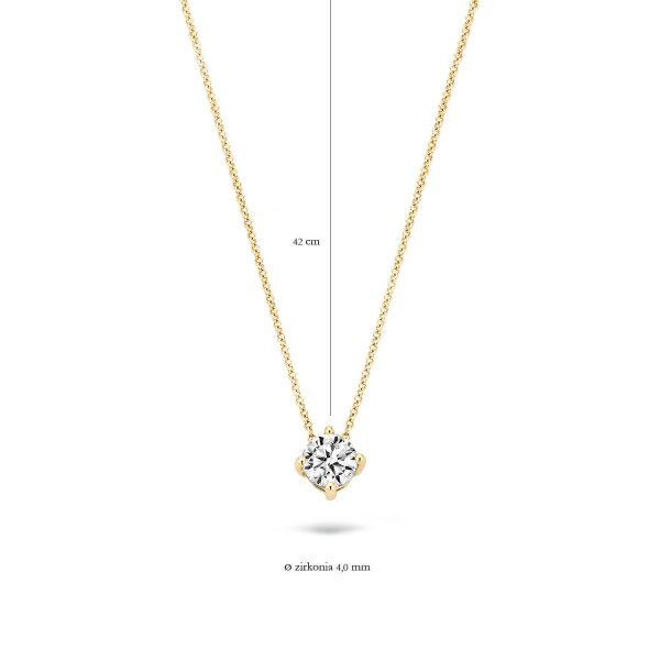 Blush Колие 14k