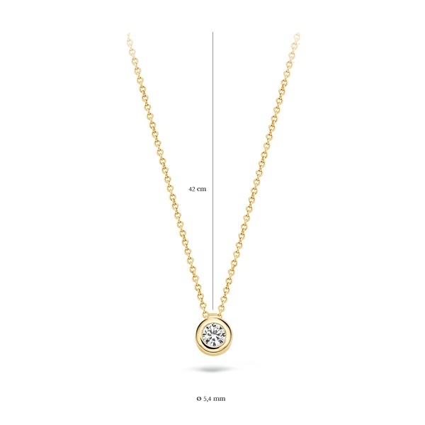 Blush Колие 14k