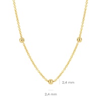 Blush Колие 14k