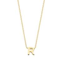 Blush Колие 14k, Буква R