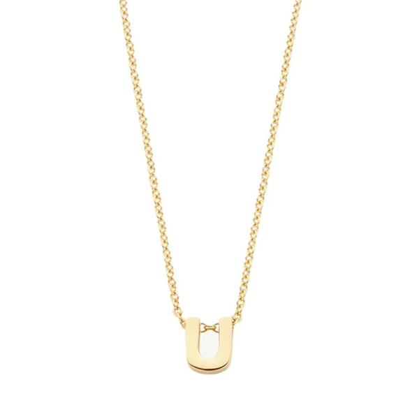 Blush Колие 14k, Буква U