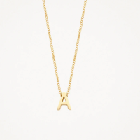 Blush Колие 14k, Буква A