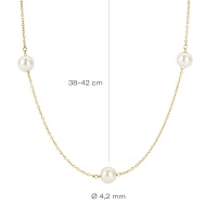 Blush Колие 14k