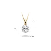 Blush Висулка 14k