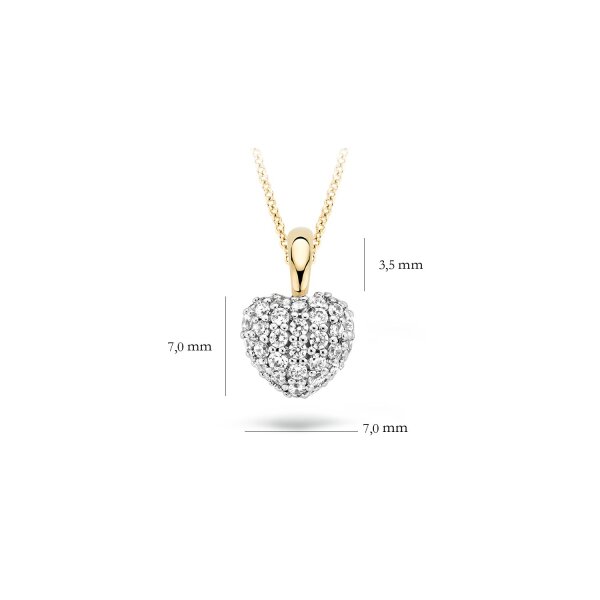 Blush Висулка 14k