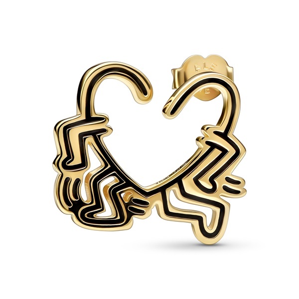 Keith Haring x Pandora Обеца (единична) Walking Heart