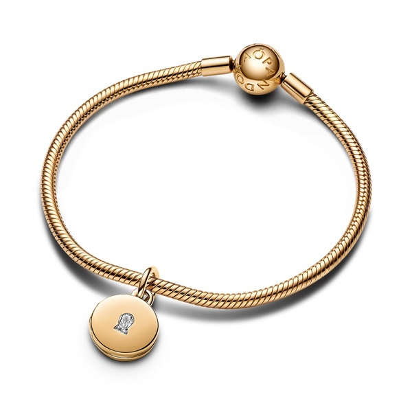 Pandora Отваряем медальон за гравиране Днес, утре, винаги