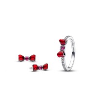 Disney x Pandora Обеци Панделката на Снежанка