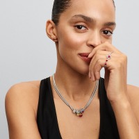 Disney x Pandora Обеци Панделката на Снежанка