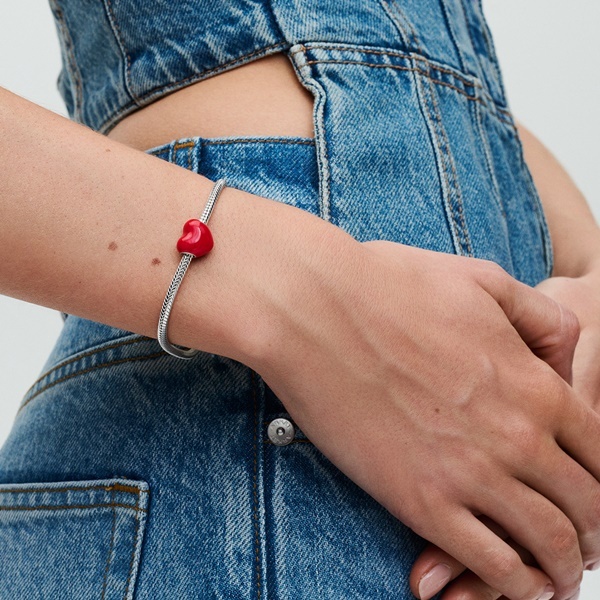 Pandora Талисман със скрито послание Топлината на любовта