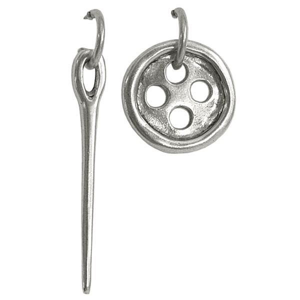 UNOde50 Обеци Needle And Button