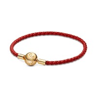 Pandora Кожена гривна-единична