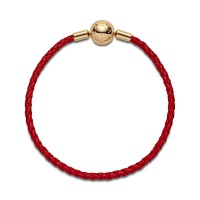 Pandora Кожена гривна-единична